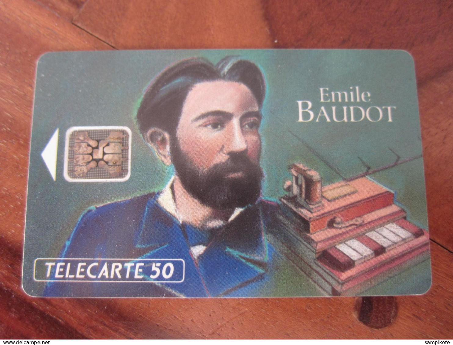 Télécarte Emile Baudot, Ingénieur En Télégraphie - Telefoon