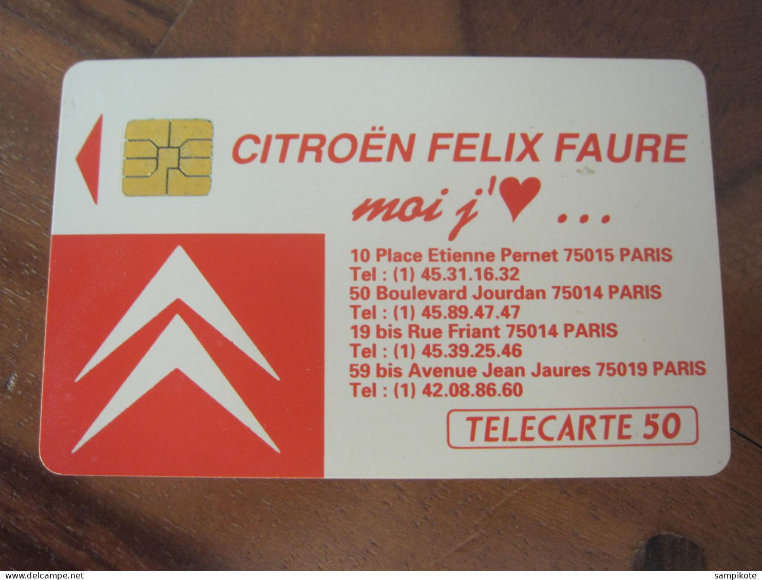 Télécarte Publicité Ciroen - Boten