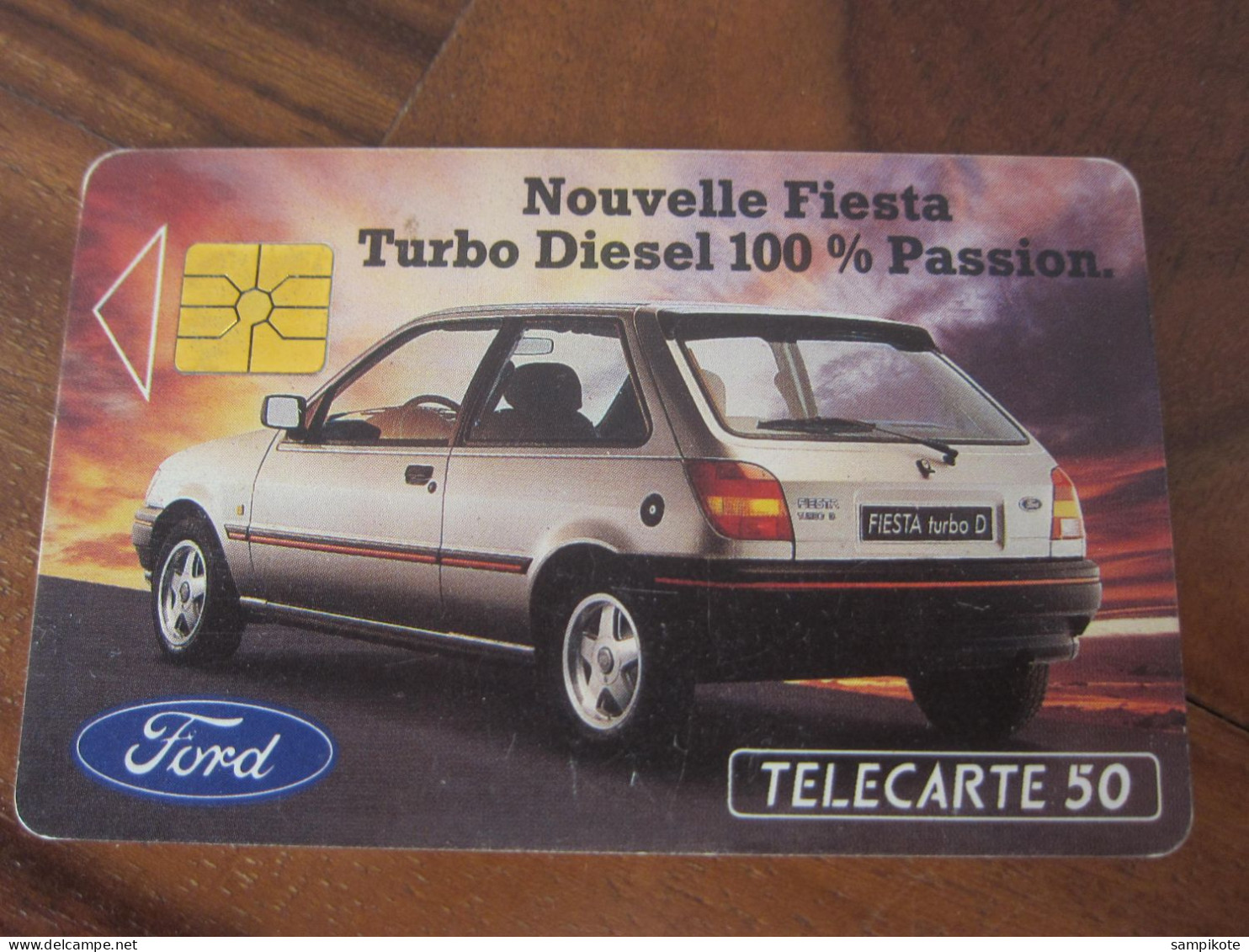 Télécarte Publicité Ford Fiesta - Cars