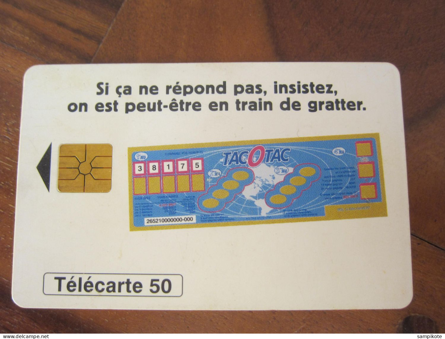 Télécarte Publicité Loterie Tac O Tac - Games