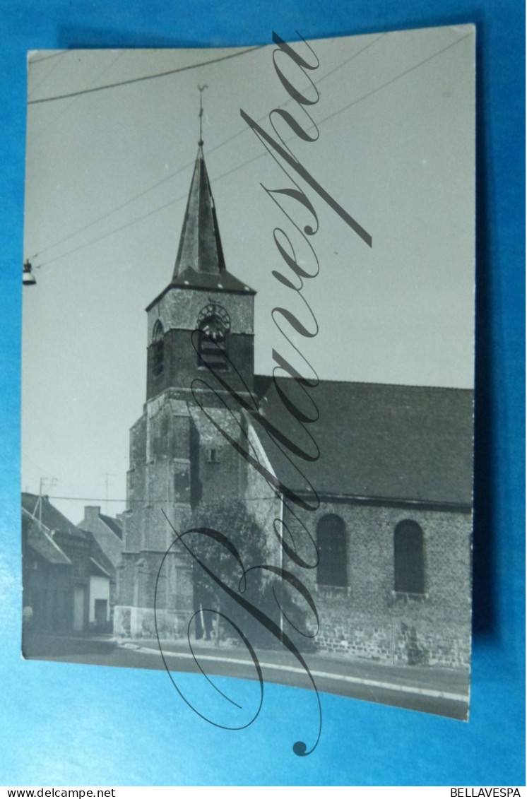 Hainin  Eglise , Pris 17-01-1974 Photo Privé - Hensies
