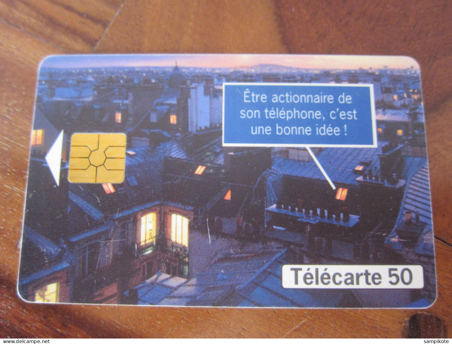 Télécarte Publicité Actionnaire De Son Téléphone - Telephones