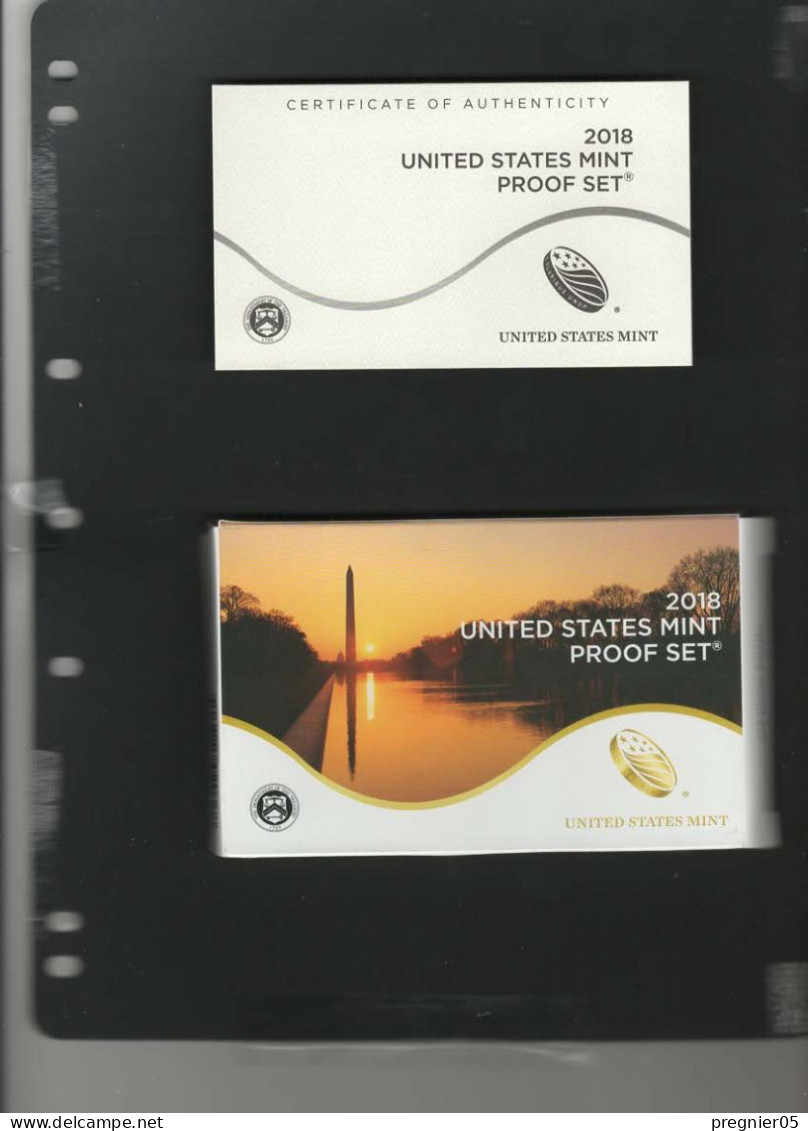 USA - 2 Coffrets Pièces  Proof Set Série 2018 - Proof Sets