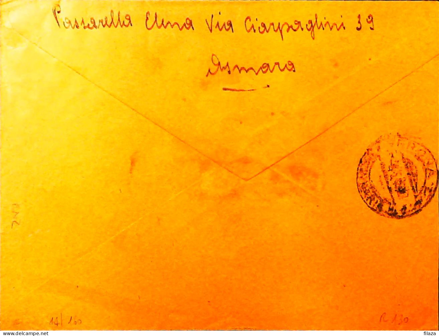 ITALIA - COLONIE OCCUPAZIONE BRITANNICA - B.A.ERITREA - Lettera Da ASMARA 1945- ARNZA S6053 - Occ. Britanique MEF