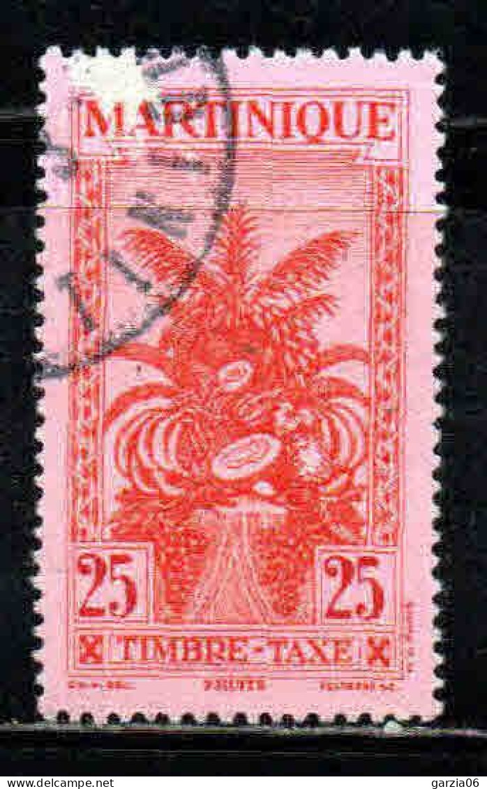 Martinique - 1943 -  Tb Taxe N° 25 Sans RF- Oblit - Used - Portomarken