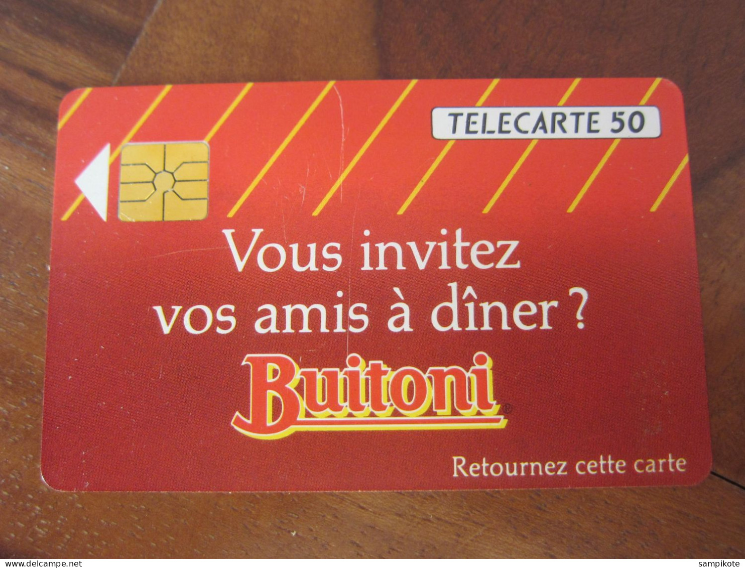 Télécarte Publicité Buitoni - Alimentación