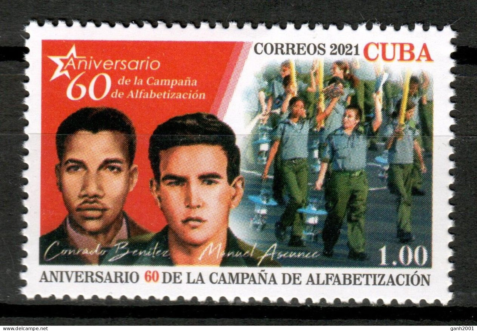 Cuba 2021 / Literacy MNH Alfabetización / Cu19519  C4-18 - Unused Stamps
