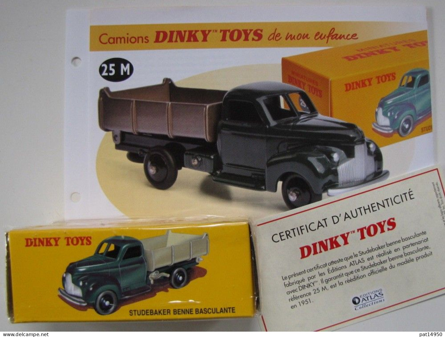 PAT14950 STUDEBAKER BENNE BASCULANTE - 25M DINKY ATLAS - Dinky