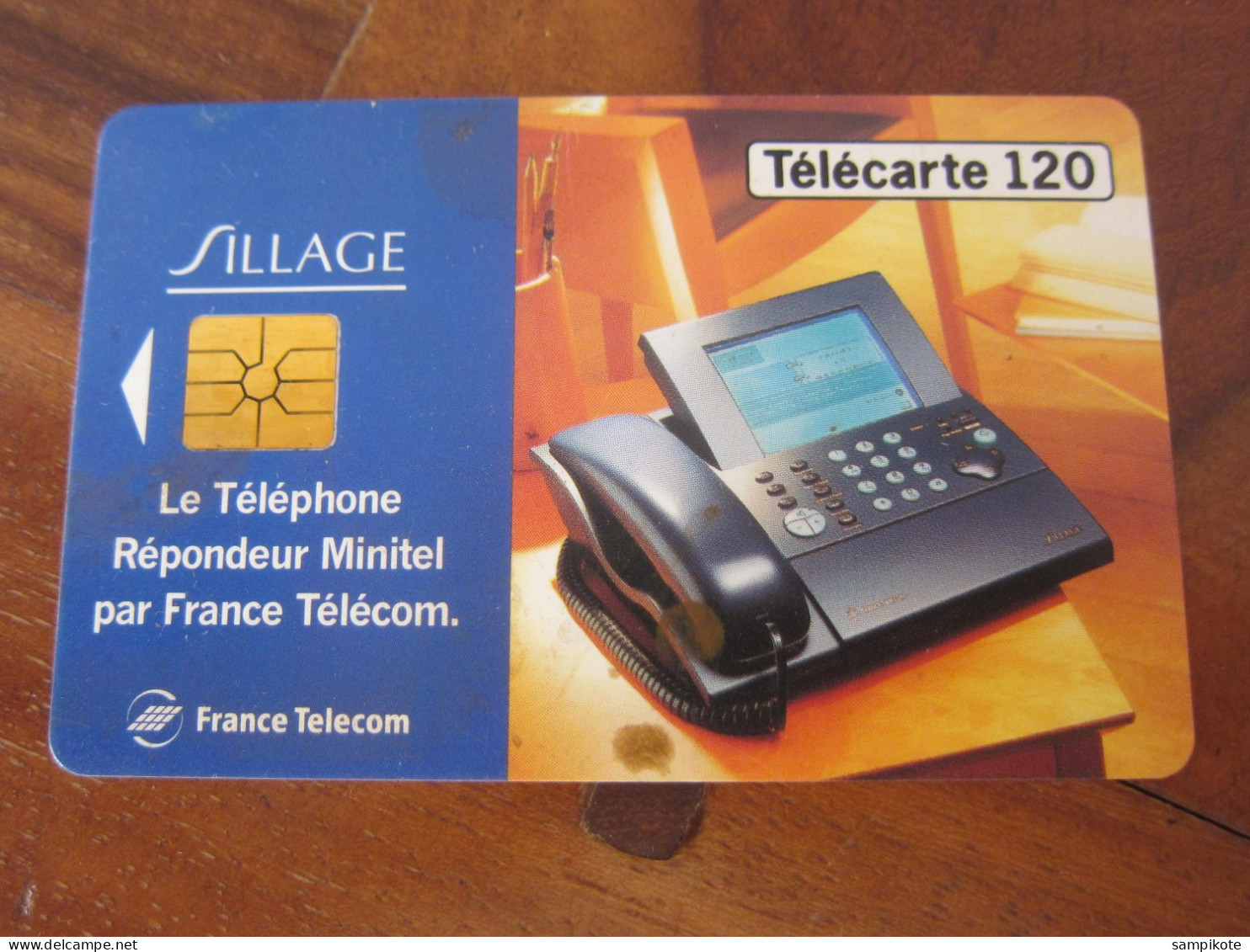 Télécarte Publicité Téléphone Sillage - Telephones