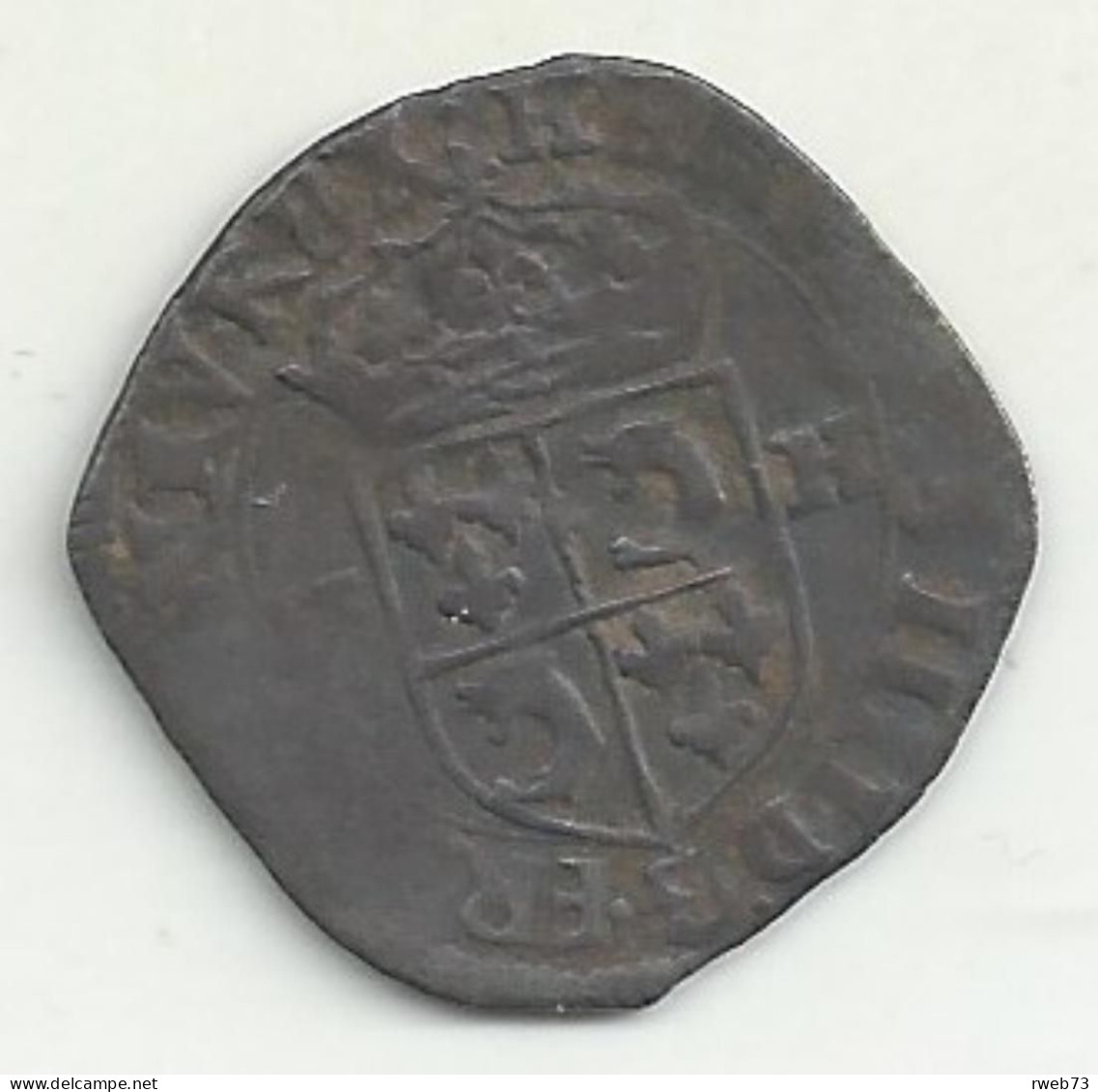 HENRI III - Douzain Du Dauphiné - 1573 Z - B/TB - 1574-1589 Henri III