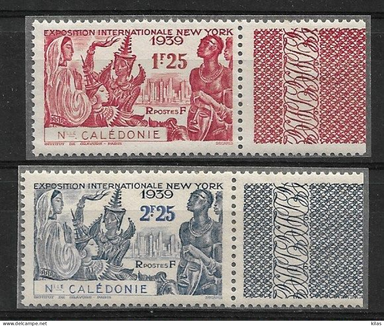 NEW CALEDONIA 1939 Exposition Internationale De New-York MNH - 1939 Exposition Internationale De New-York