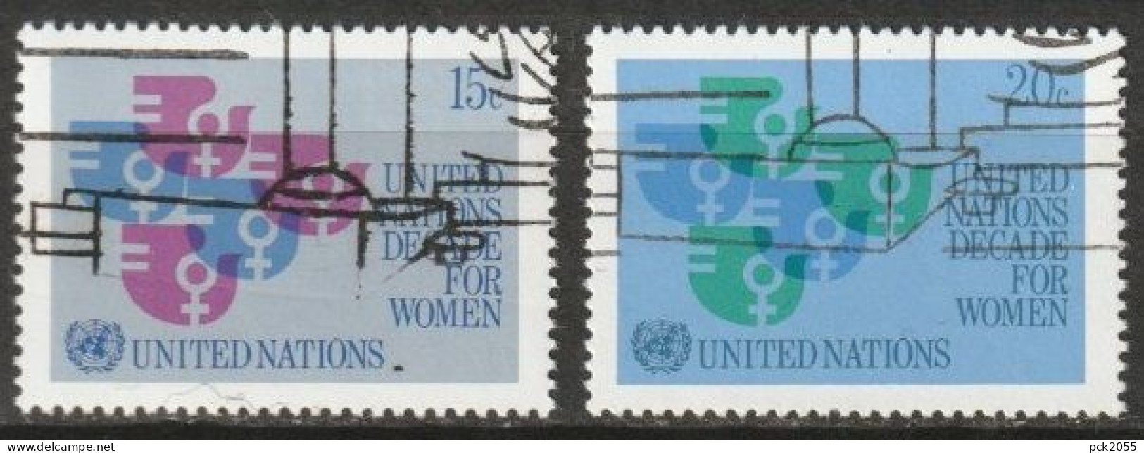 UNO New York 1980 MiNr.342 - 343 O Gestempelt Frauendekade Der UNO ( 5044/2)günstige Versandkosten - Oblitérés