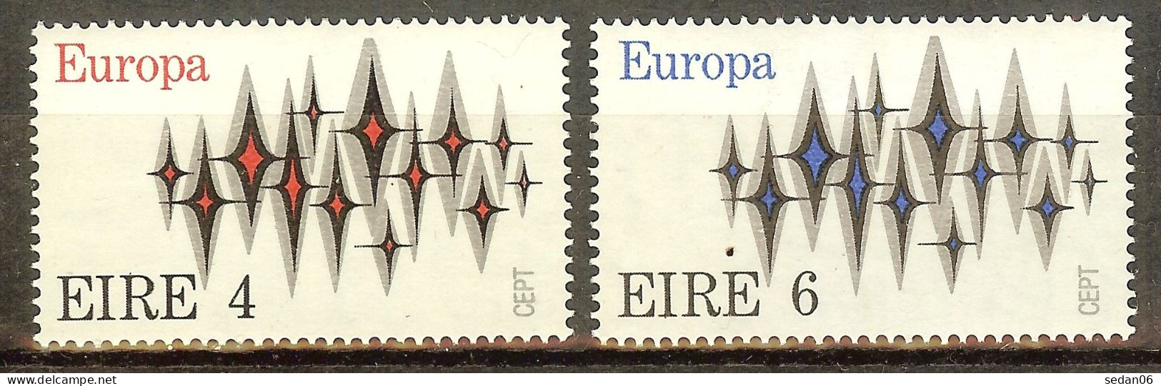 IRLANDE N°278/279* (Europa 1972) - COTE 20.00 € - 1972