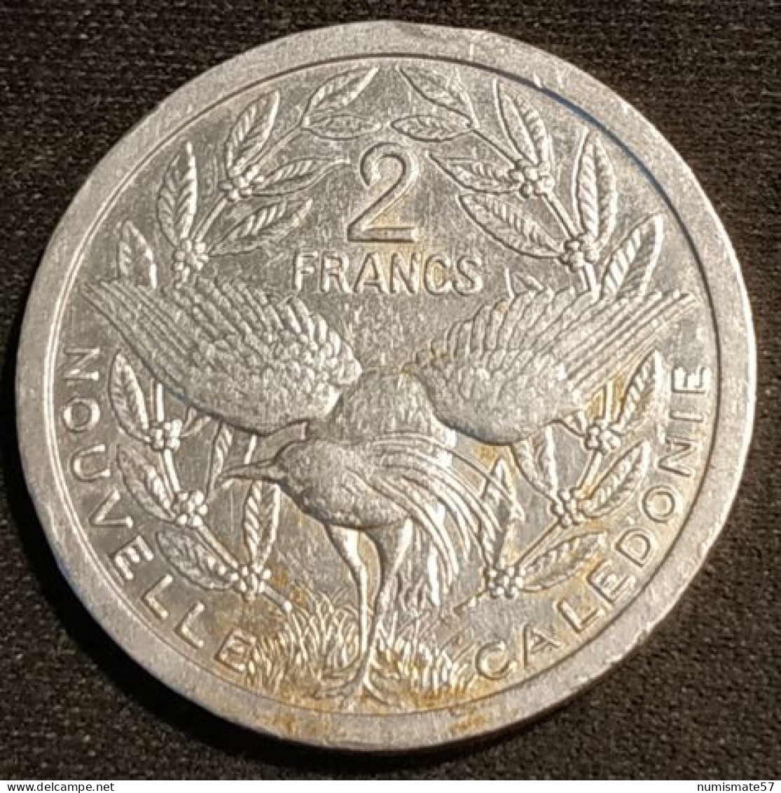 NOUVELLE CALEDONIE - 2 FRANCS 2008 - Avec IEOM - KM 14 - Oiseau Cagou - Nieuw-Caledonië