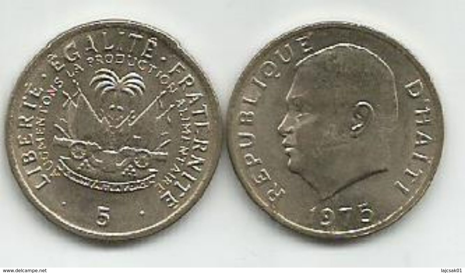 Haiti 5 Centimes 1975. - Haïti