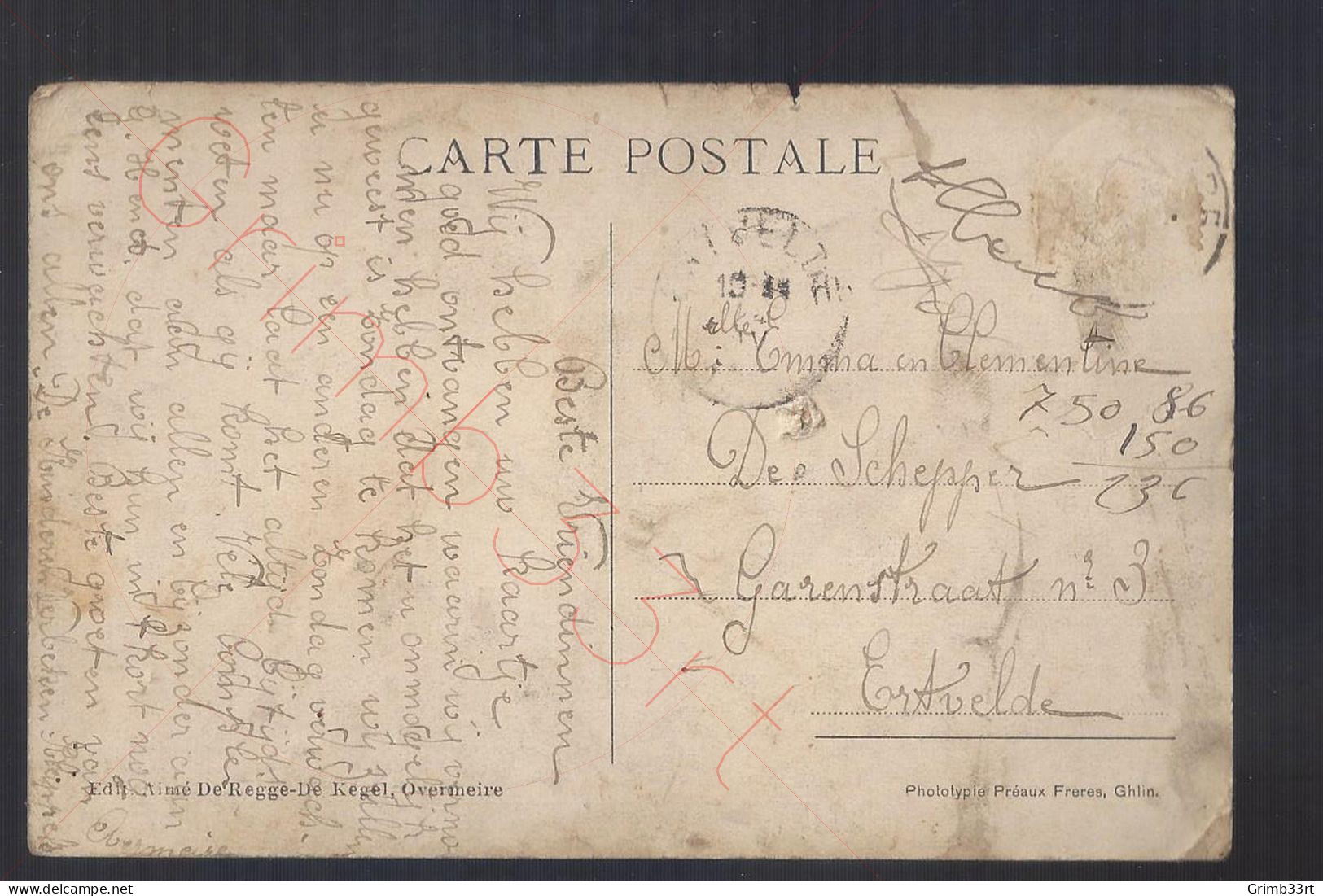 Overmeire-Donck - Châlet Du Bodega - Postkaart - Berlare