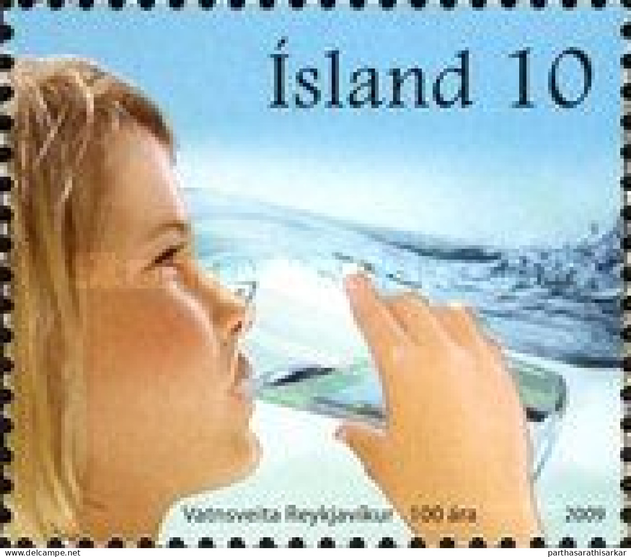 ICELAND 2009 100TH ANNIVERSARY OF REYKJAVIK WATER WORKS UNUSUAL SINGLE STAMP MNH - Ungebraucht