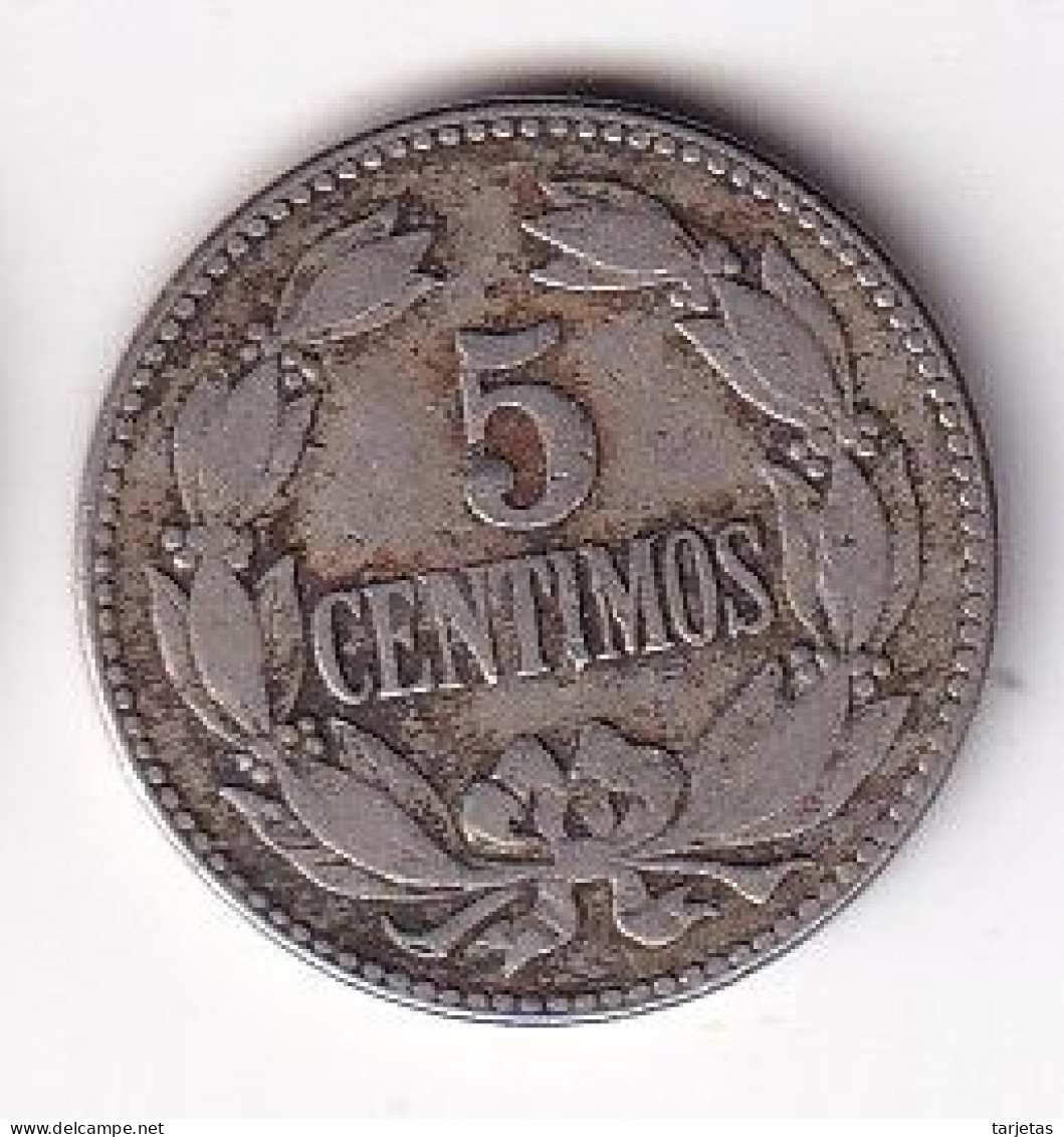 MONEDA DE VENEZUELA DE 5 CENTIMOS DEL AÑO 1946 (COIN) - Bolivia