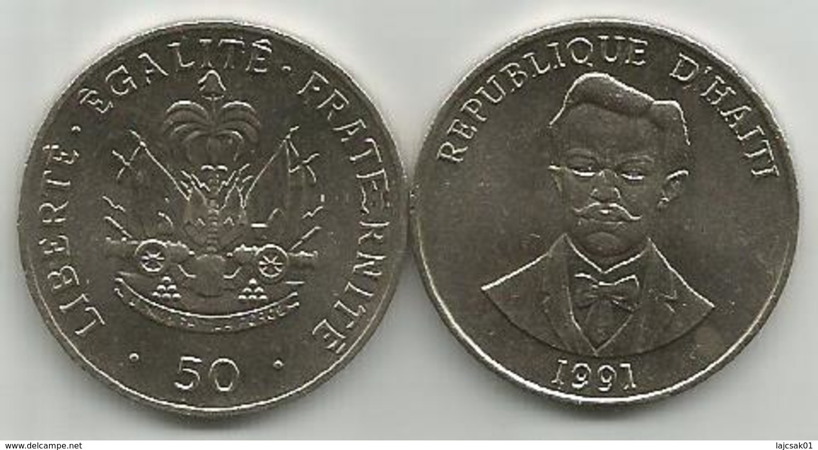 Haiti 50 Centimes 1991. High Grade - Haití