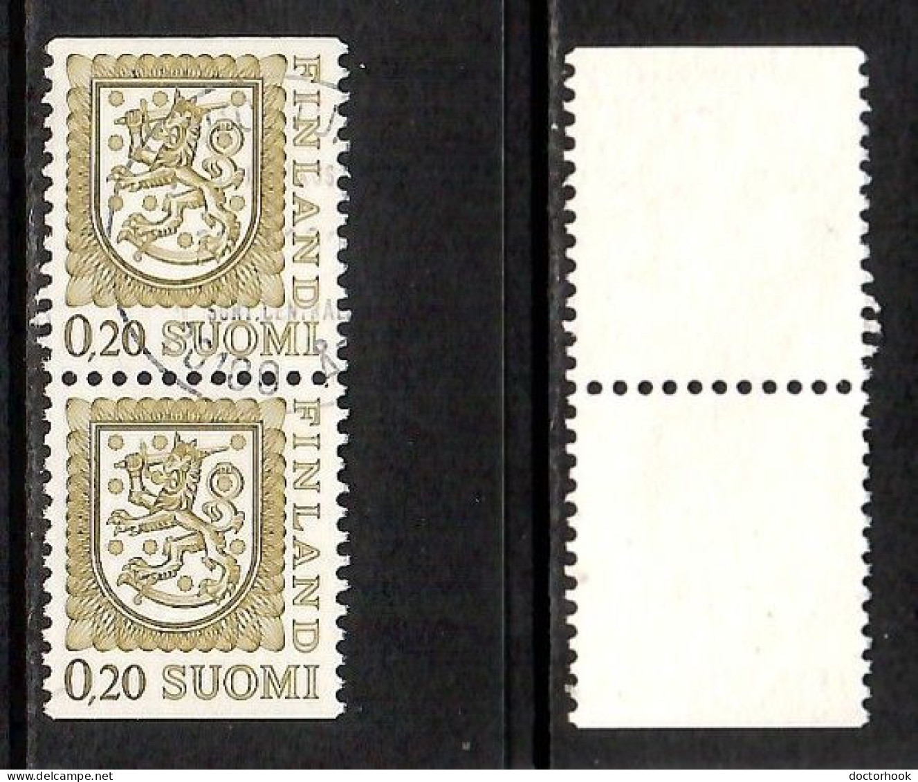 ICELAND   Scott # 556 USED VERTICAL PAIR (CONDITION AS PER SCAN) (Stamp Scan # 995-6) - Oblitérés