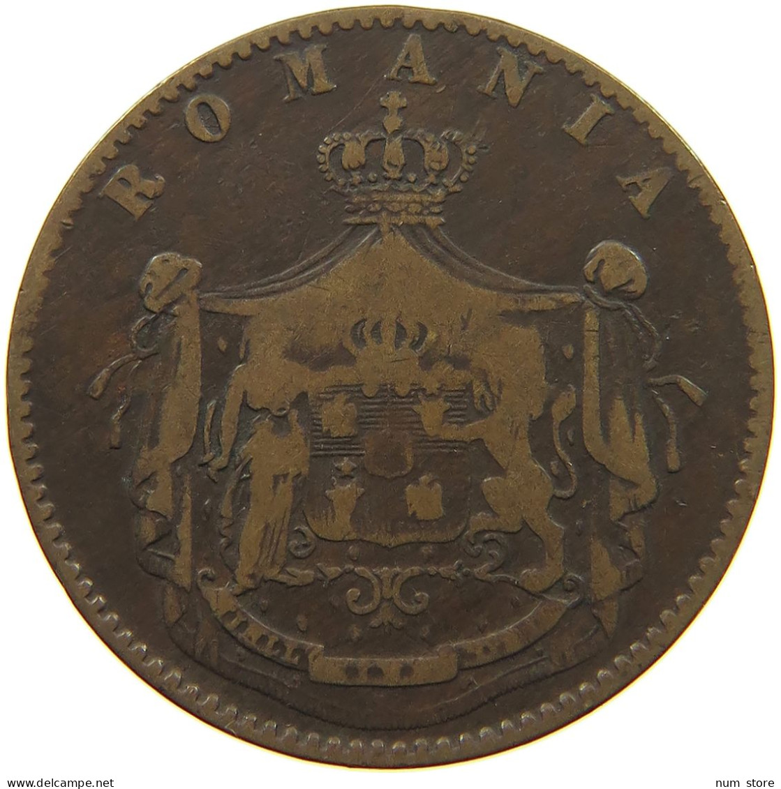 ROMANIA 5 BANI 1867 #c010 0099 - Roumanie