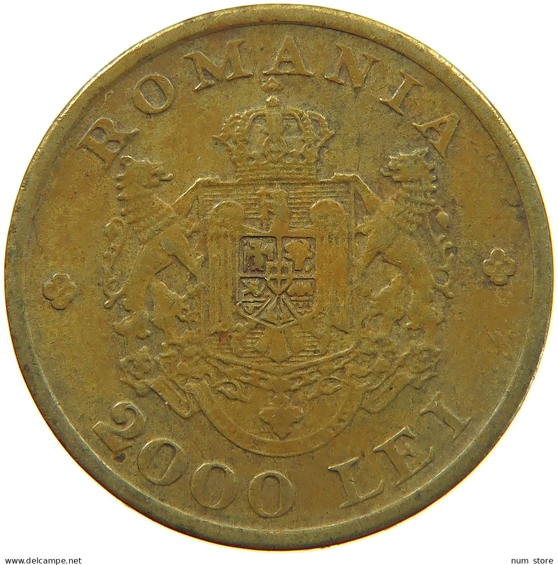 ROMANIA 2000 LEI 1946 #s013 0095 - Roumanie