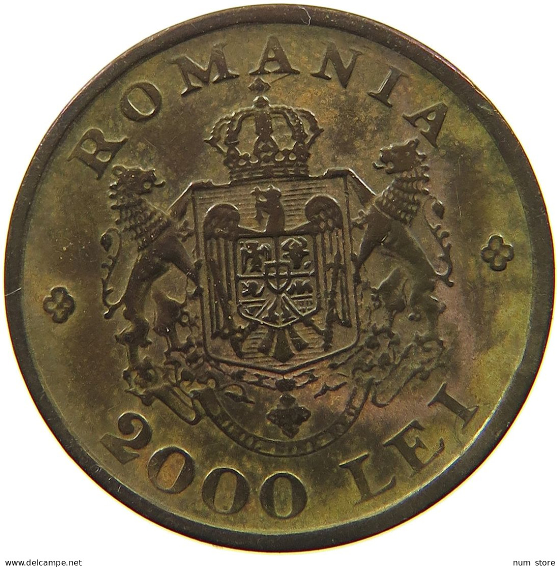 ROMANIA 2000 LEI 1946 #s035 0579 - Roumanie