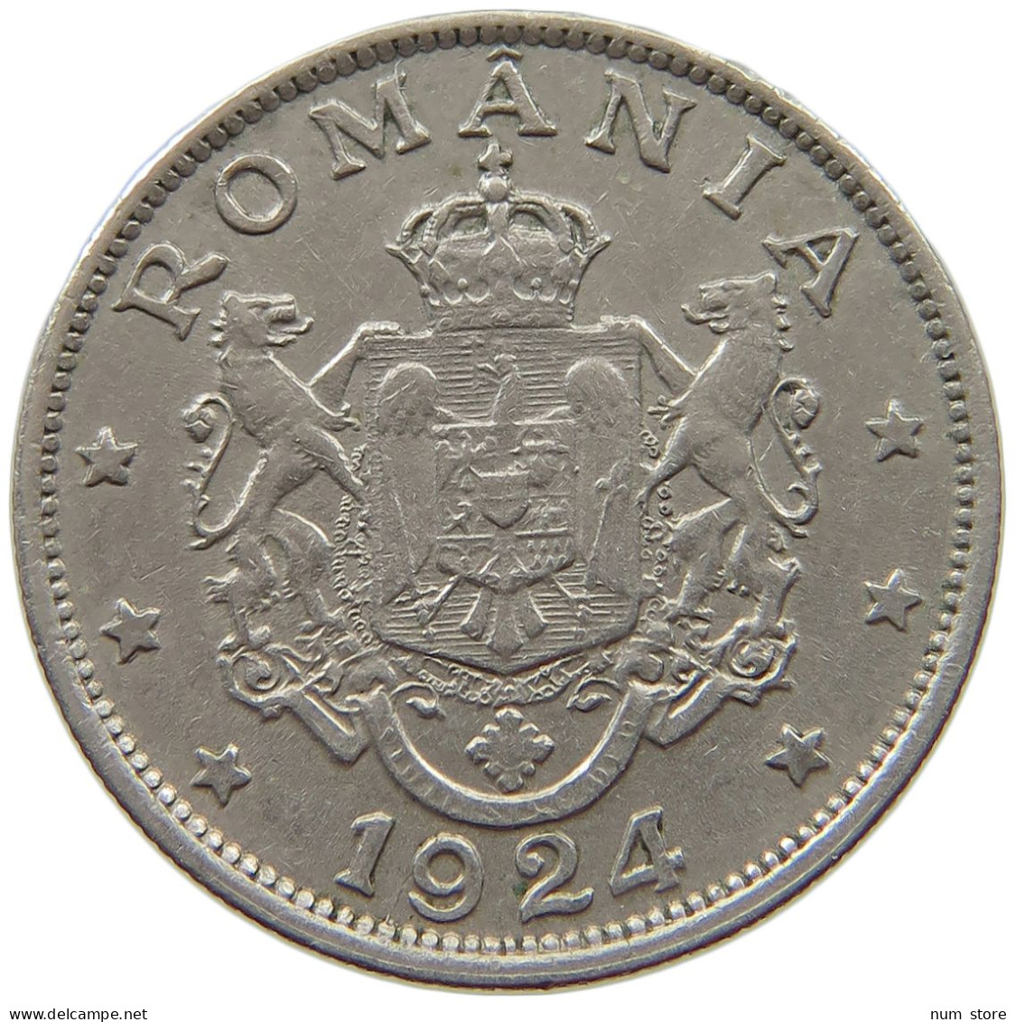 ROMANIA 2 LEI 1924 #s072 0525 - Roumanie