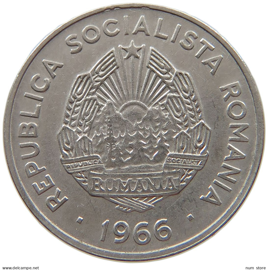 ROMANIA 15 BANI 1966 #s067 1077 - Roumanie