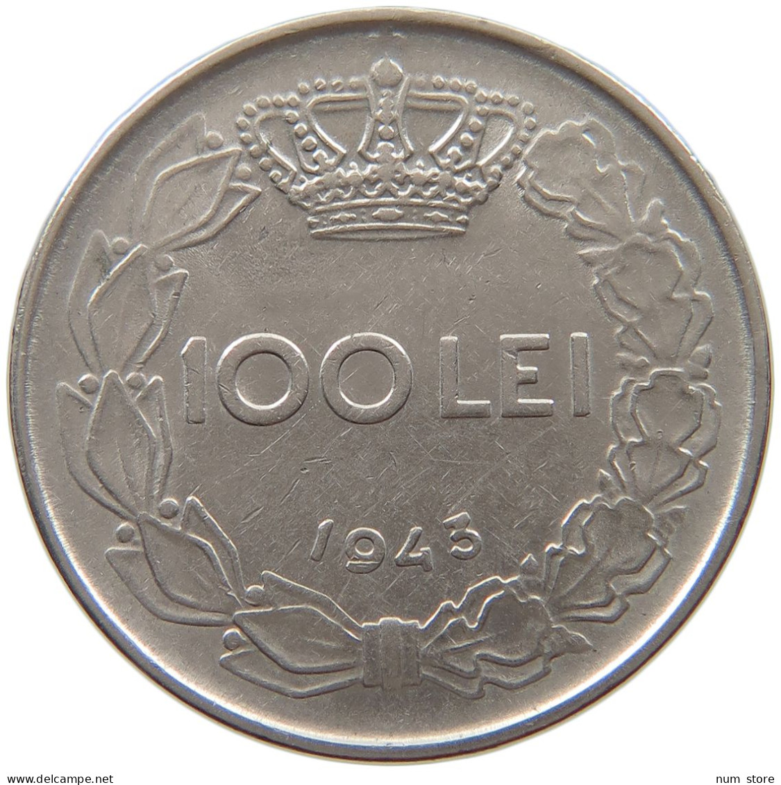 ROMANIA 100 LEI 1943 #a043 0047 - Roumanie