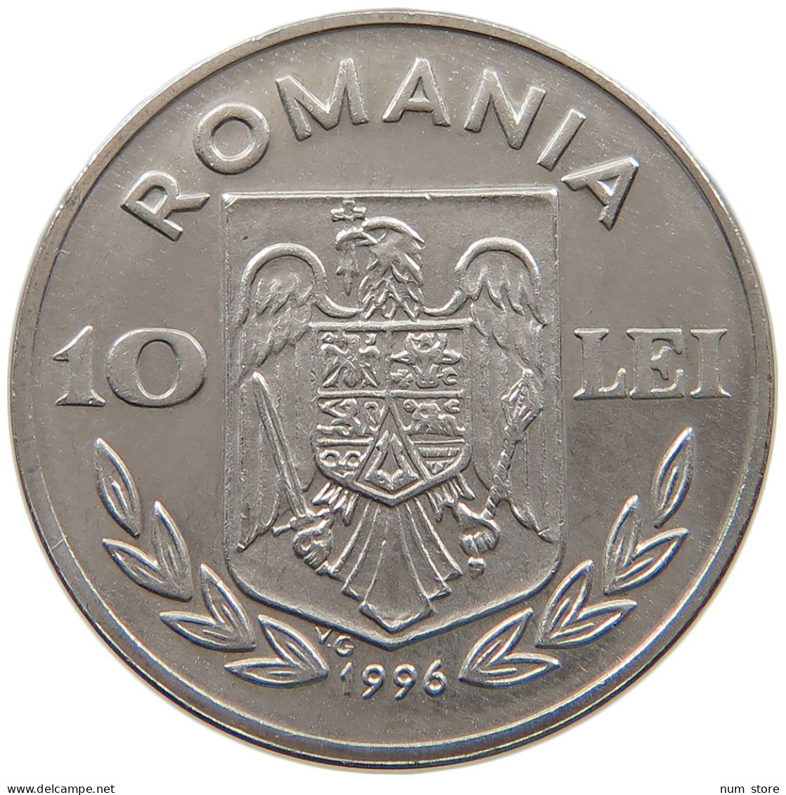 ROMANIA 10 LEI 1996 TOP #s065 0447 - Roumanie