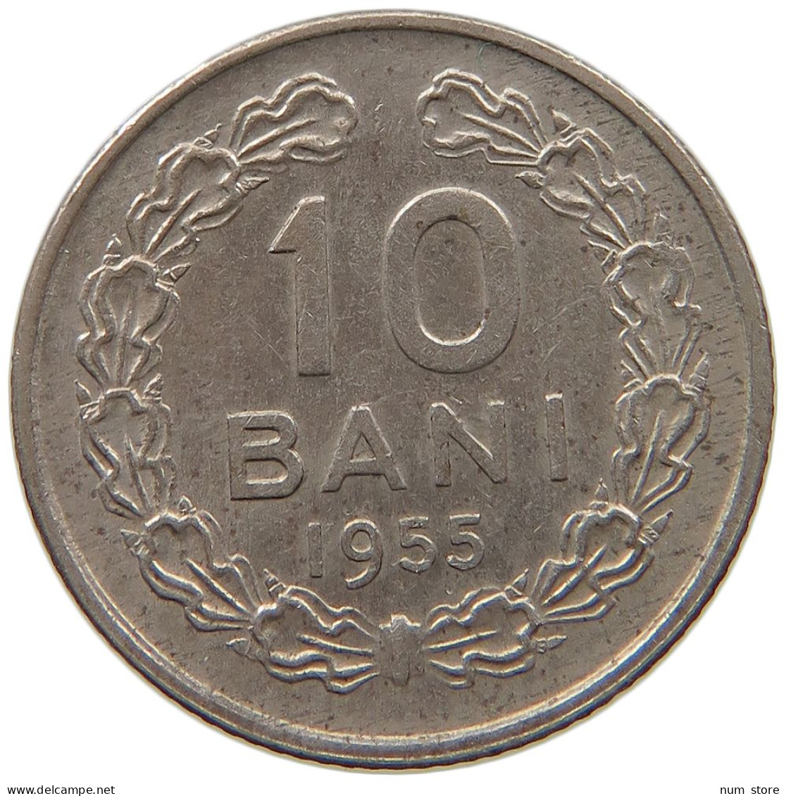 ROMANIA 10 BANI 1955 TOP #s065 0757 - Roumanie