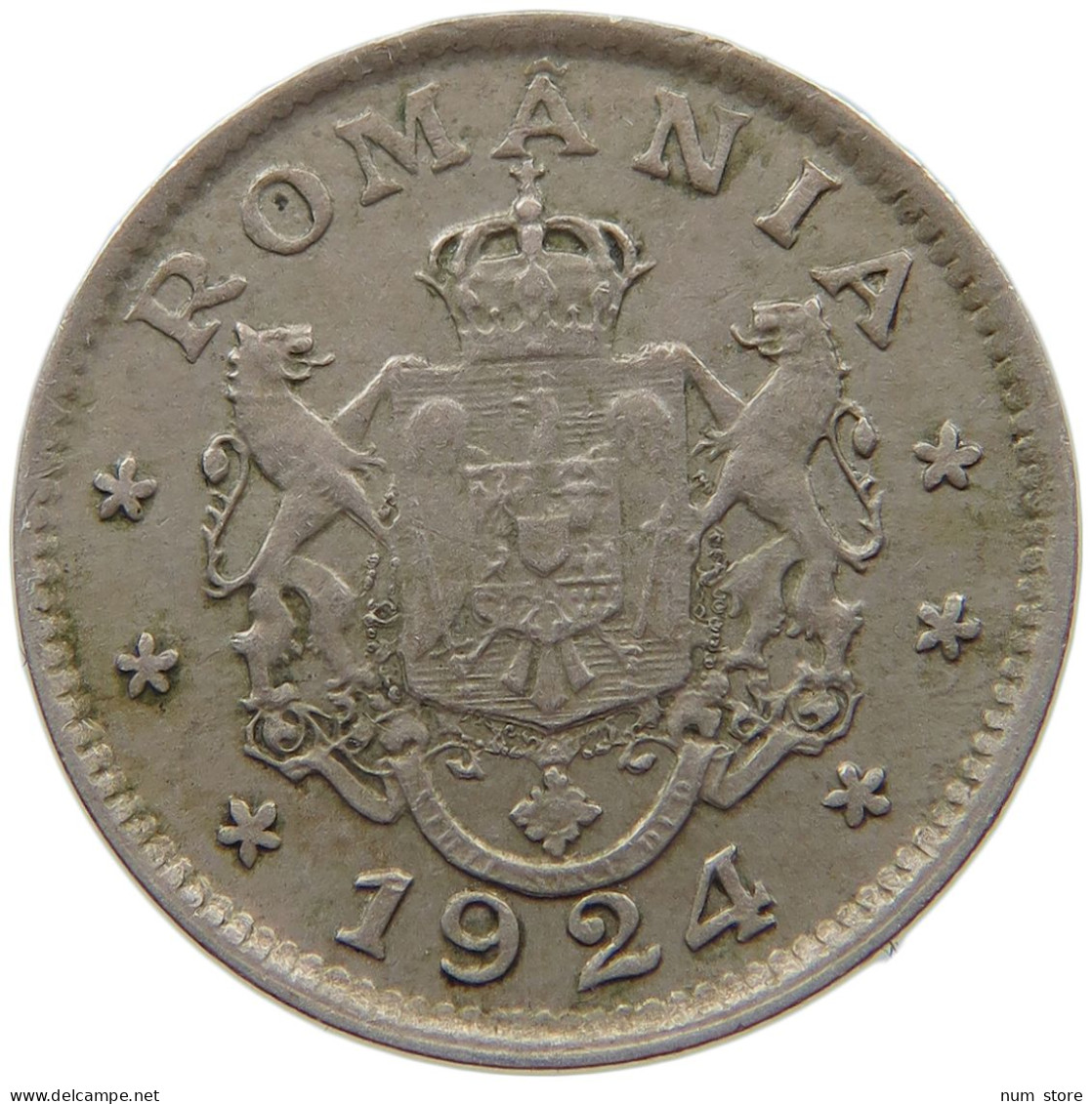ROMANIA 1 LEU 1924 #s067 0843 - Roumanie