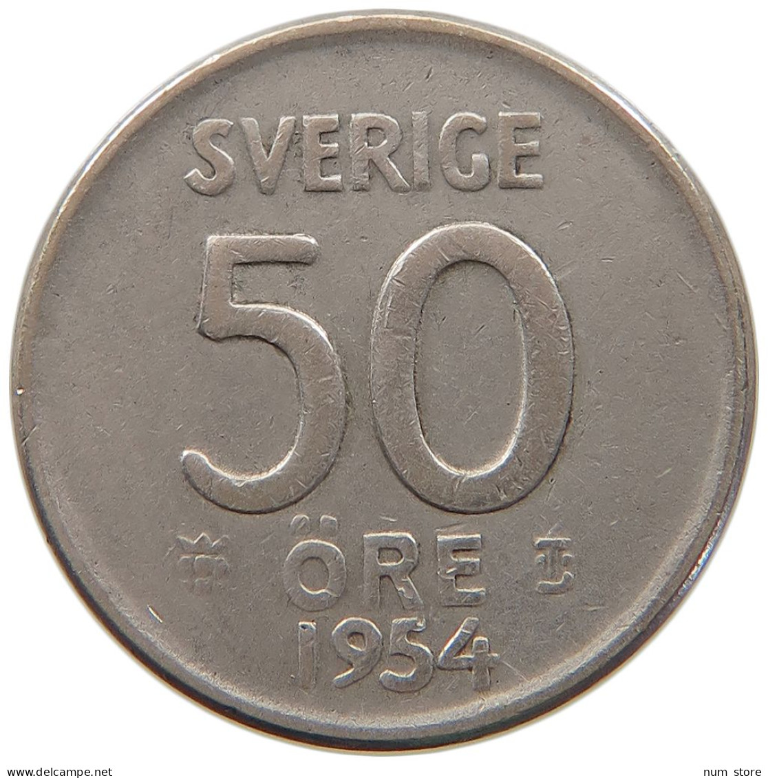 SWEDEN 50 ORE 1954 #a044 0519 - Suède