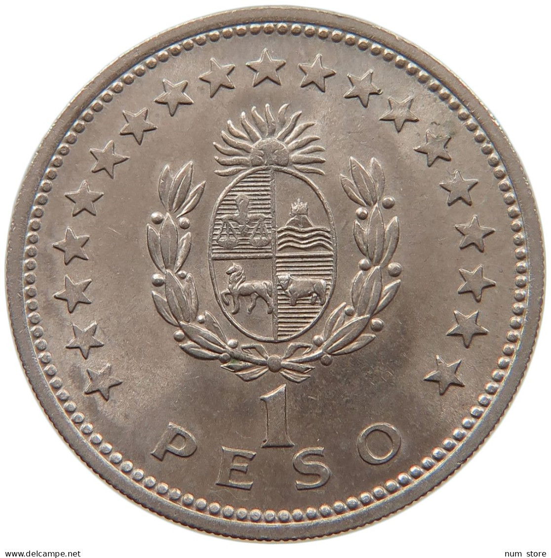 URUGUAY 1 PESO 1960 TOP #s030 0173 - Uruguay