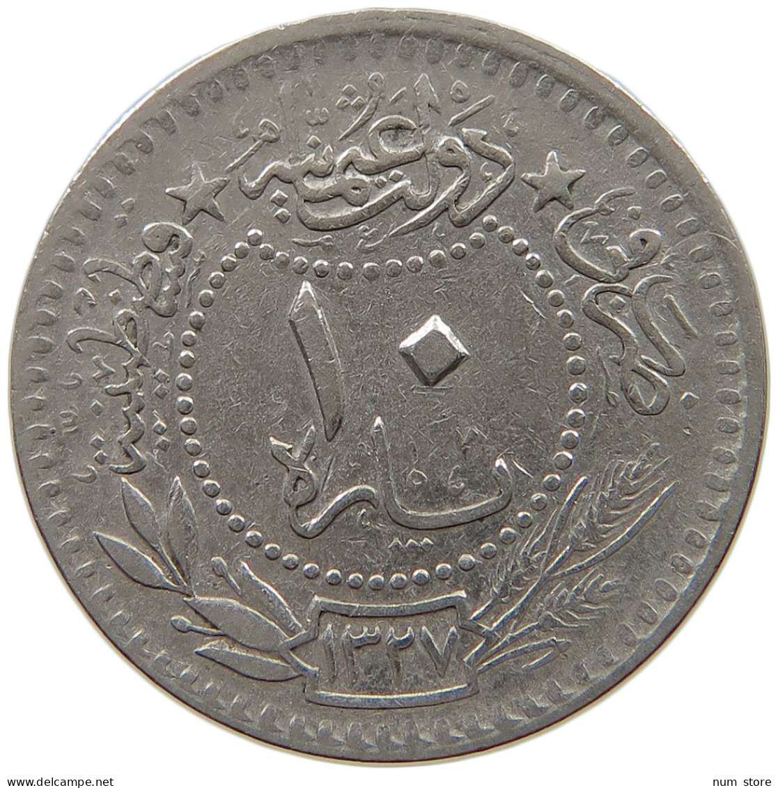 TURKEY OTTOMAN 10 PARA 1327 5 #a090 0387 - Turquie