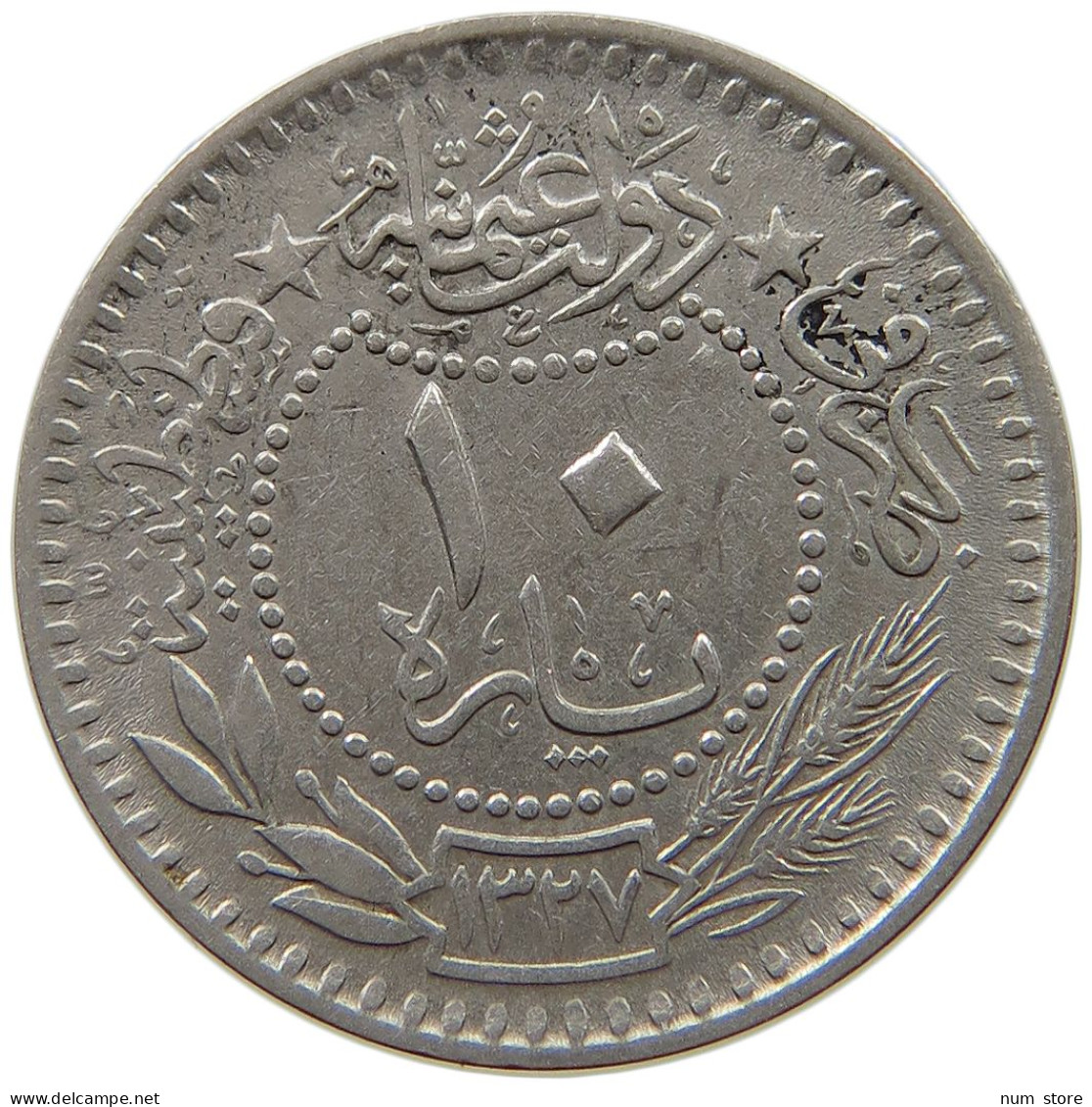 TURKEY OTTOMAN 10 PARA 1327 4 #a090 0393 - Turquie