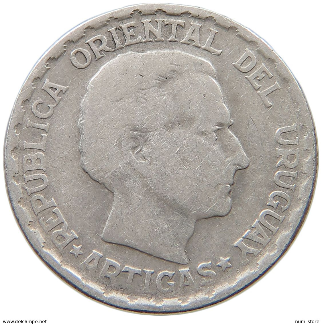 URUGUAY 50 CENTESIMOS 1943 #s059 0273 - Uruguay