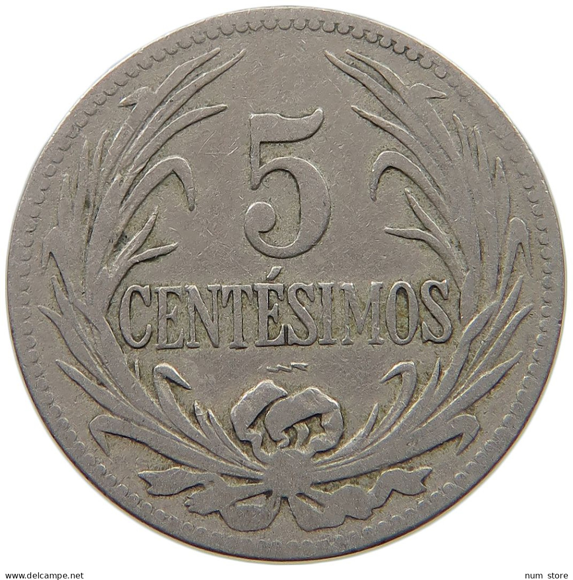 URUGUAY 5 CENTESIMOS 1924 #s061 0355 - Uruguay