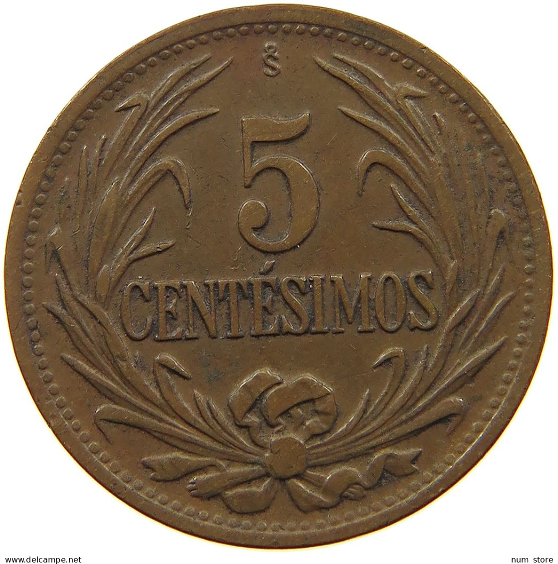 URUGUAY 5 CENTESIMOS 1946 #a032 0159 - Uruguay
