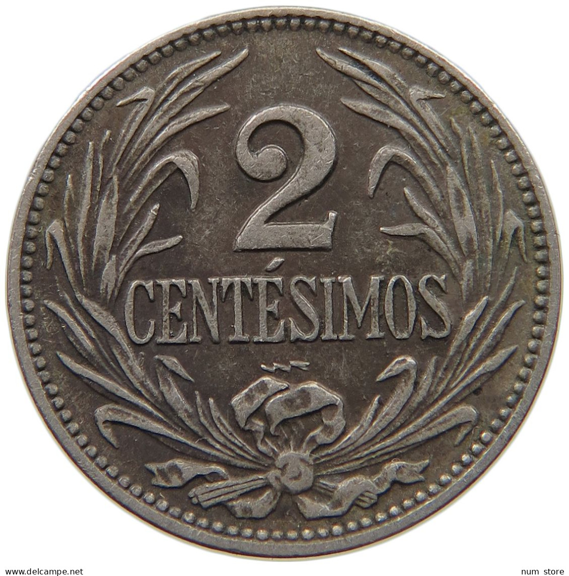 URUGUAY 2 CENTESIMOS 1924 #c011 0563 - Uruguay