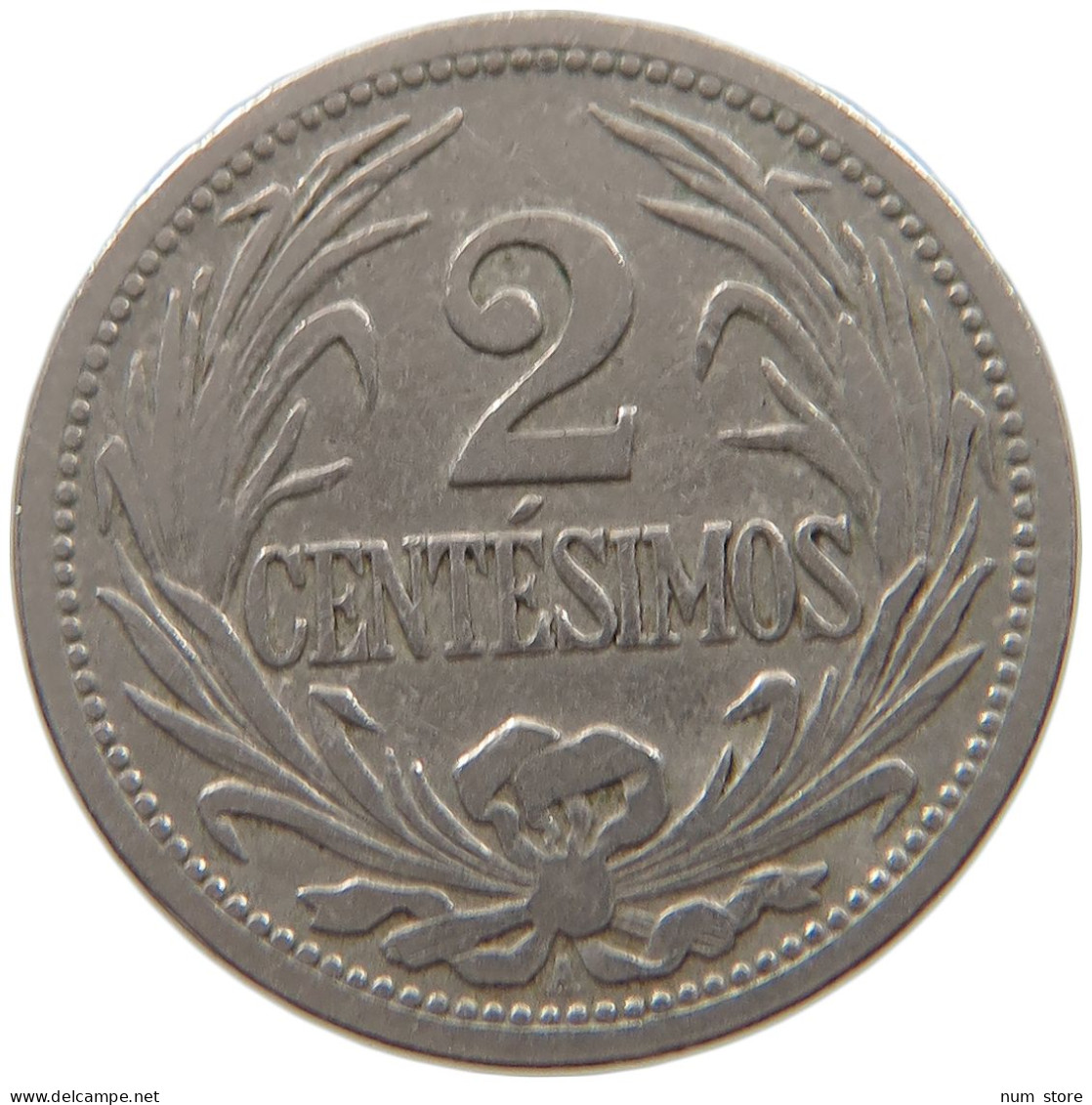 URUGUAY 2 CENTESIMOS 1909 #a061 0601 - Uruguay