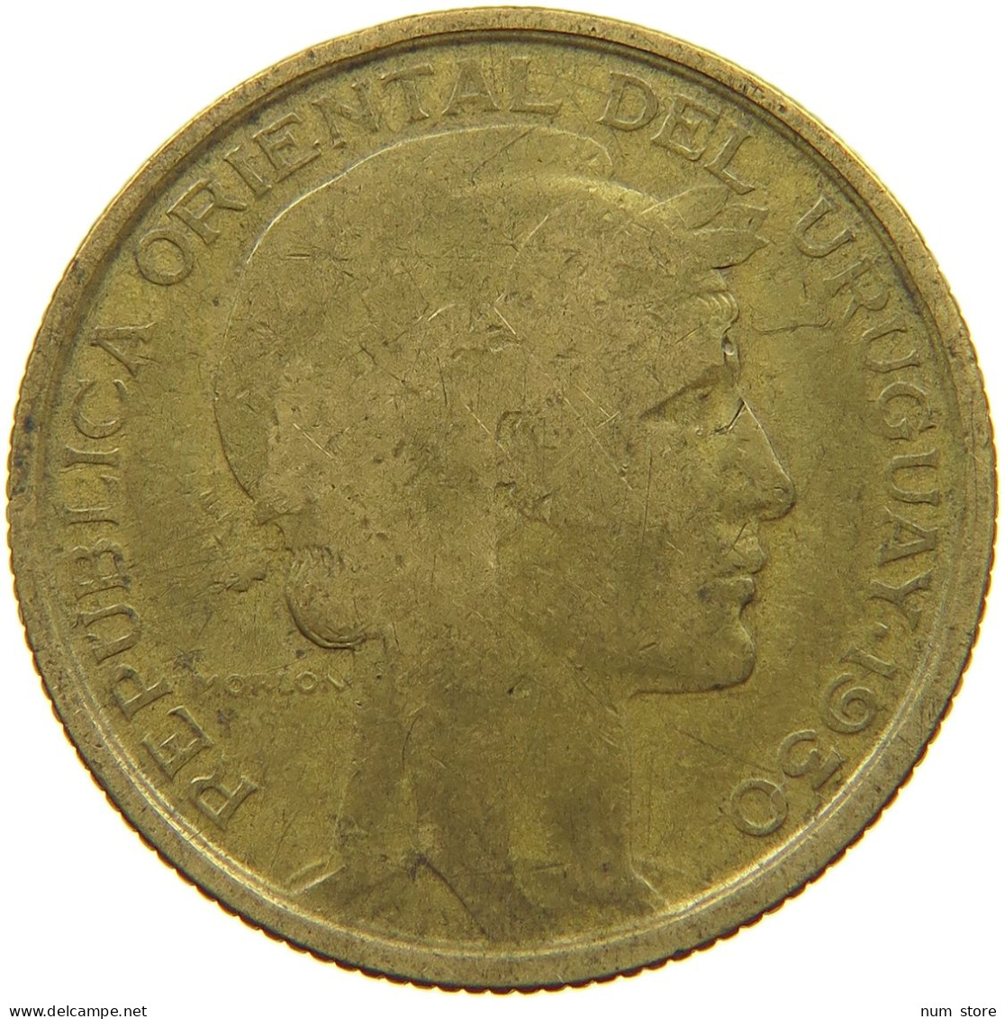 URUGUAY 10 CENTESIMOS 1930 #s040 0865 - Uruguay