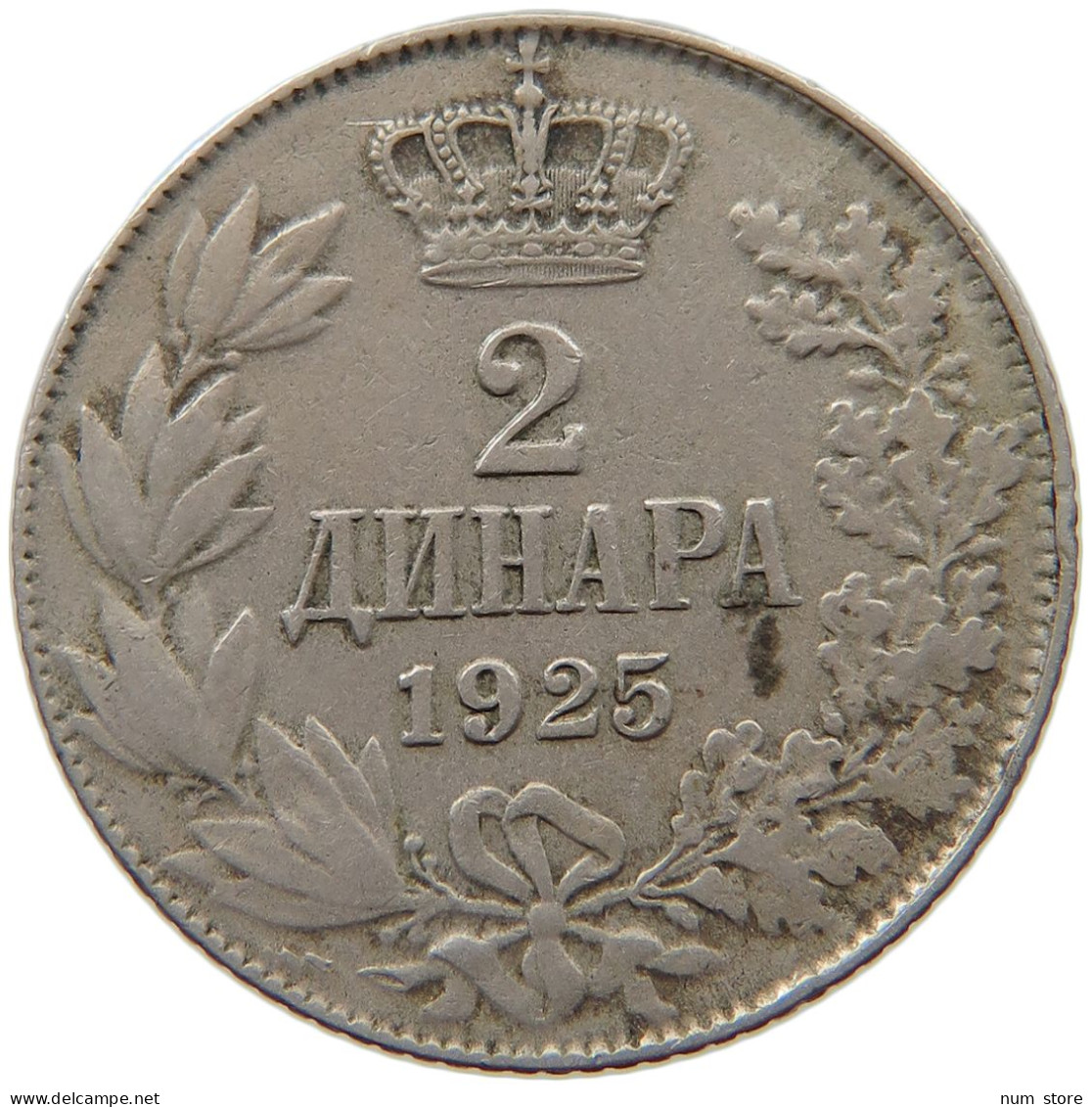 YUGOSLAVIA 2 DINARA 1925 #s012 0475 - Yougoslavie