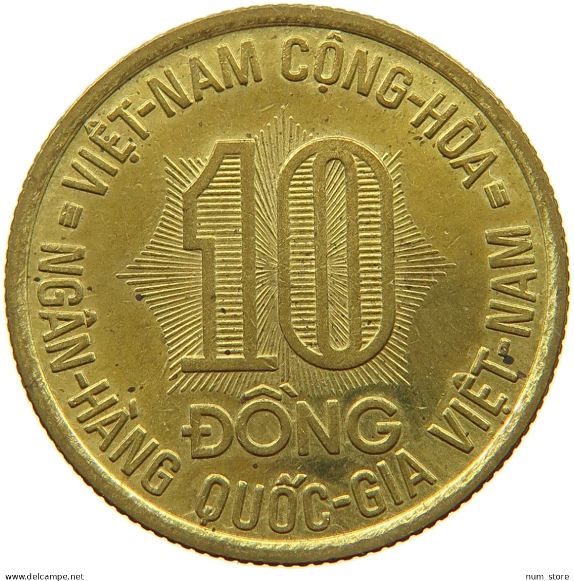 VIETNAM 10 DONG 1974 TOP #s040 0909 - Viêt-Nam