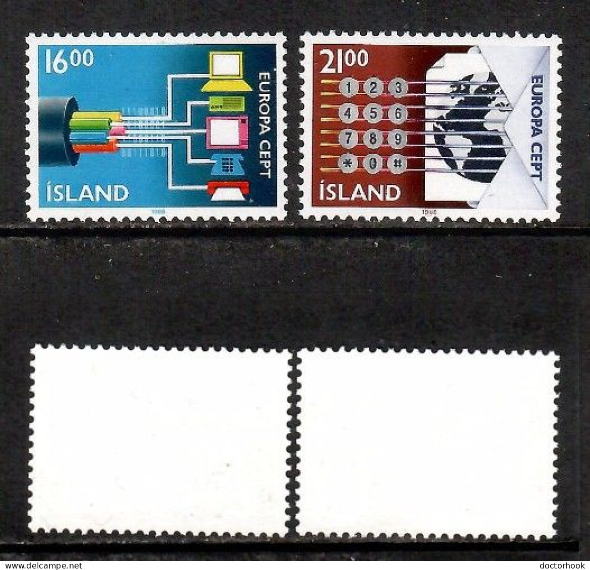 IRELAND   Scott # 660-1** MINT NH (CONDITION AS PER SCAN) (Stamp Scan # 995-15) - Neufs