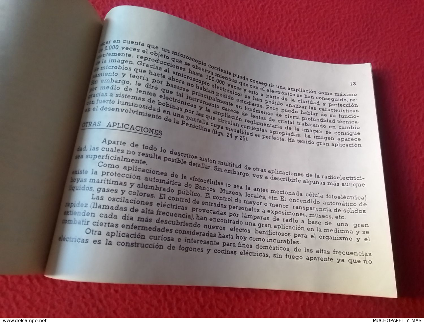 ANTIGUA REVISTA FASCÍCULO GUÍA LIBRITO O SIMIL LA ERA ELECTRÓNICA ESCUELA RADIO MAYMO RADIOELECTRICIDAD..VER FOTOS......