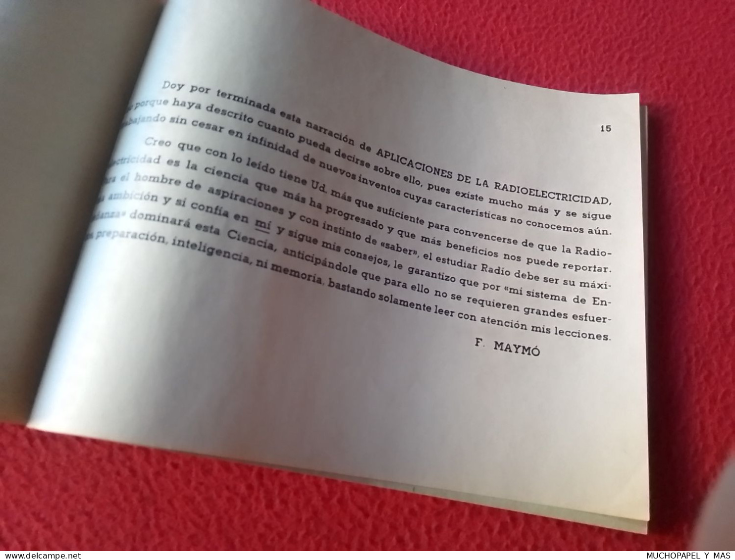 ANTIGUA REVISTA FASCÍCULO GUÍA LIBRITO O SIMIL LA ERA ELECTRÓNICA ESCUELA RADIO MAYMO RADIOELECTRICIDAD..VER FOTOS......