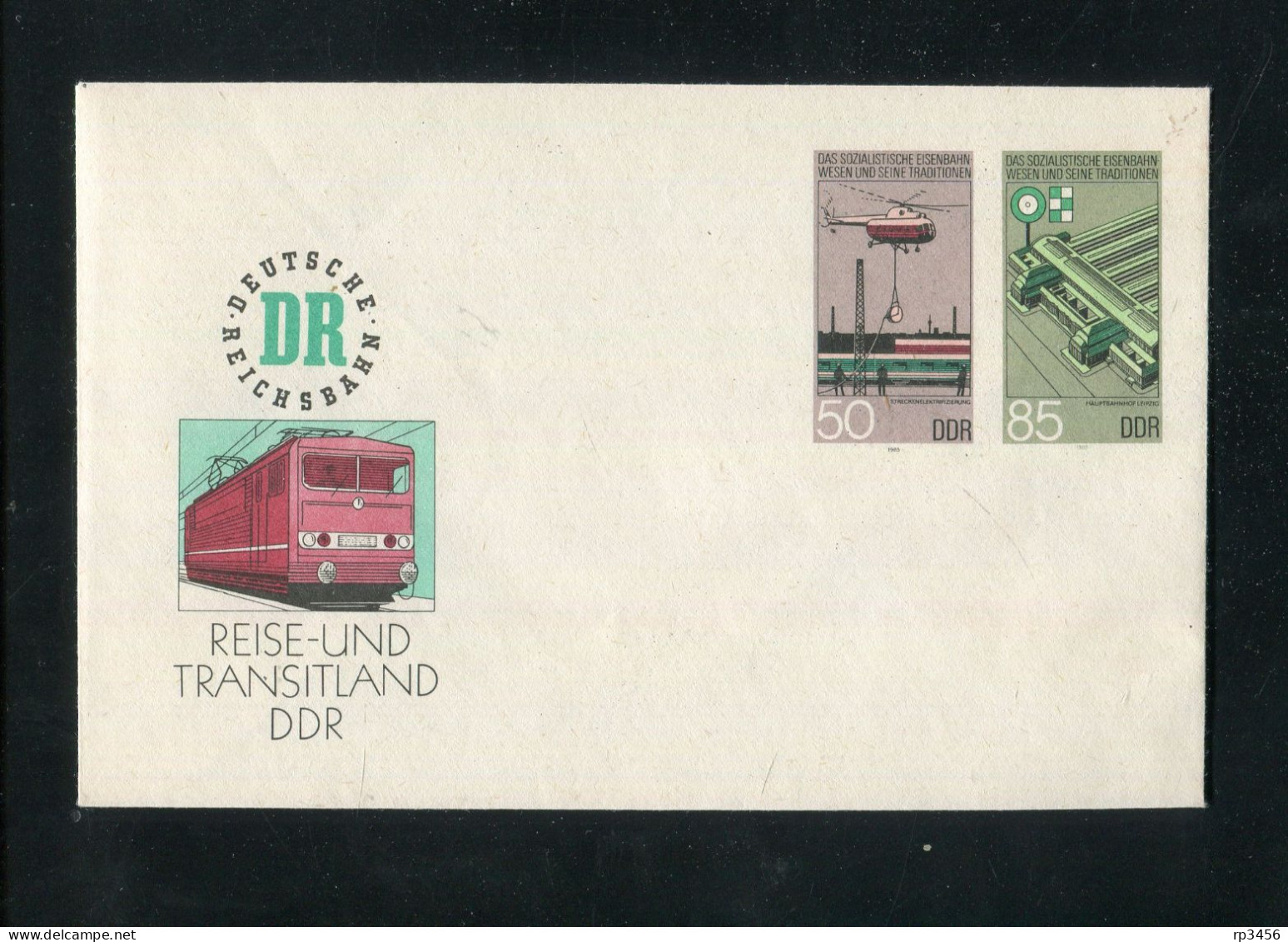 "DDR" 1985, Ganzsachenumschlag Mi. U 3 ** (0439) - Covers - Mint