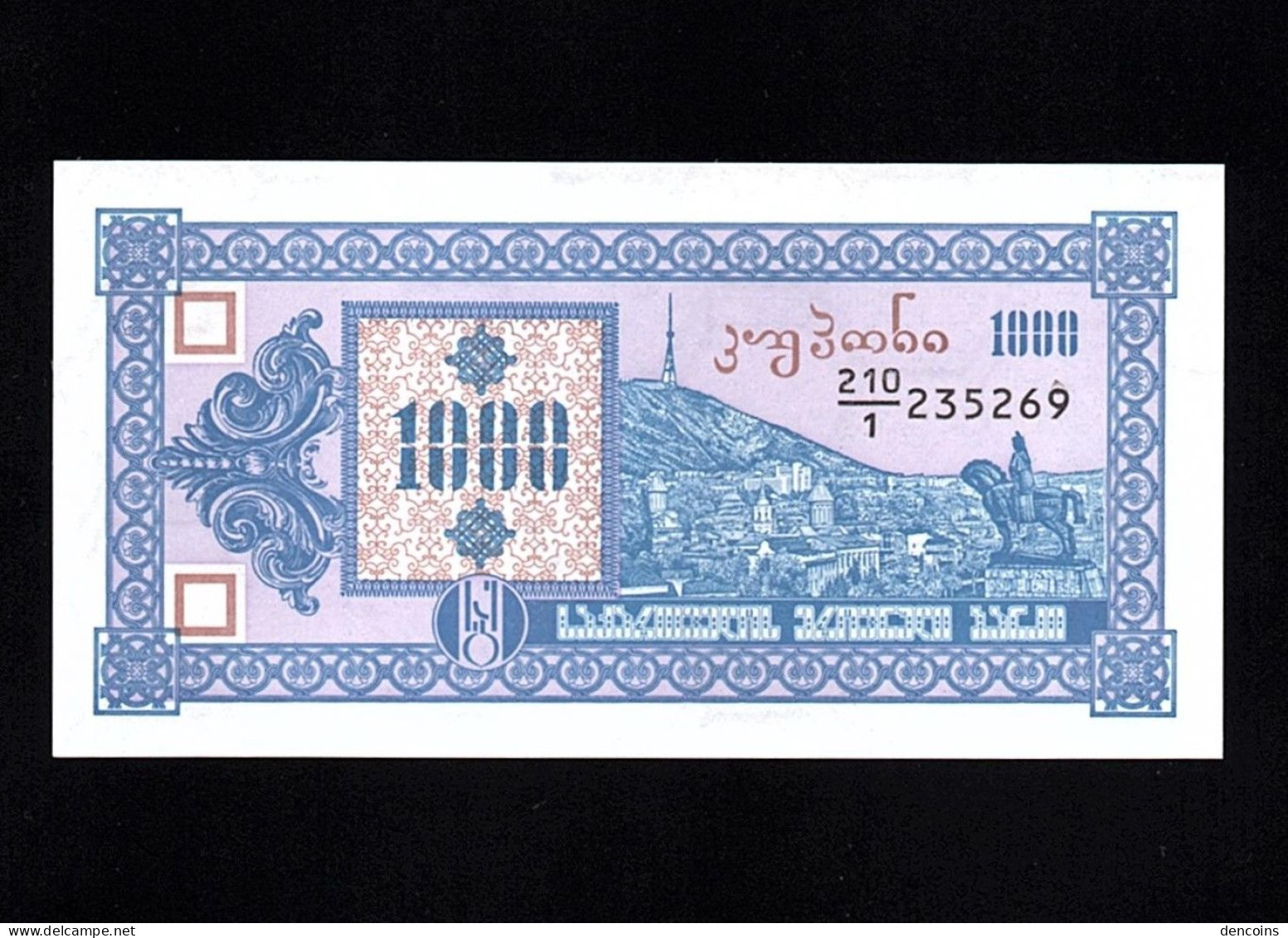 GEORGIA  P-30  1000 KUPONI  ND (1993)  UNC   NEUF   SIN CIRCULAR - Georgia